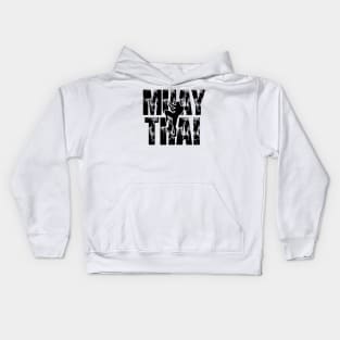 Muay Thai Thai Boxing Fighting Thailand Kids Hoodie